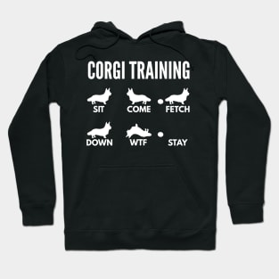 Corgi Training Cardigan Welsh Corgi Tricks Hoodie